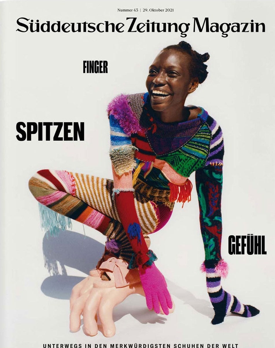 Süddeutsche Zeitung Magazin Deutschland 2021-43 Mode Strickwaren Ungewöhnliche Schuhe
