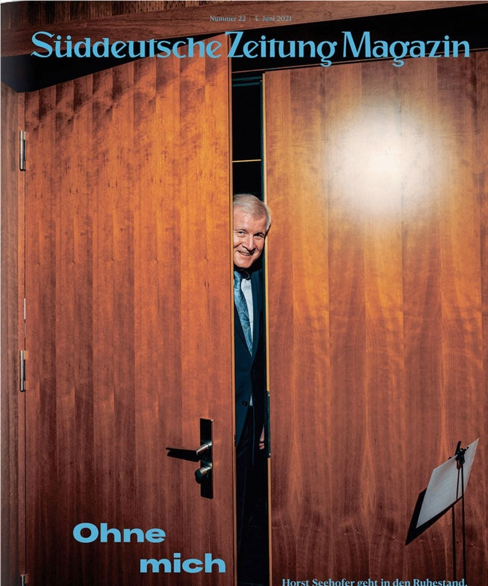 Süddeutsche Zeitung Magazin Deutschland 2021-22 Horst Seehofer