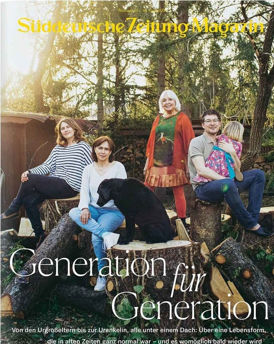 Süddeutsche Zeitung Magazin Deutschland 2021-15 Mehrgenerationenwohnen Familienleben Generationenübergreifende Haushalte