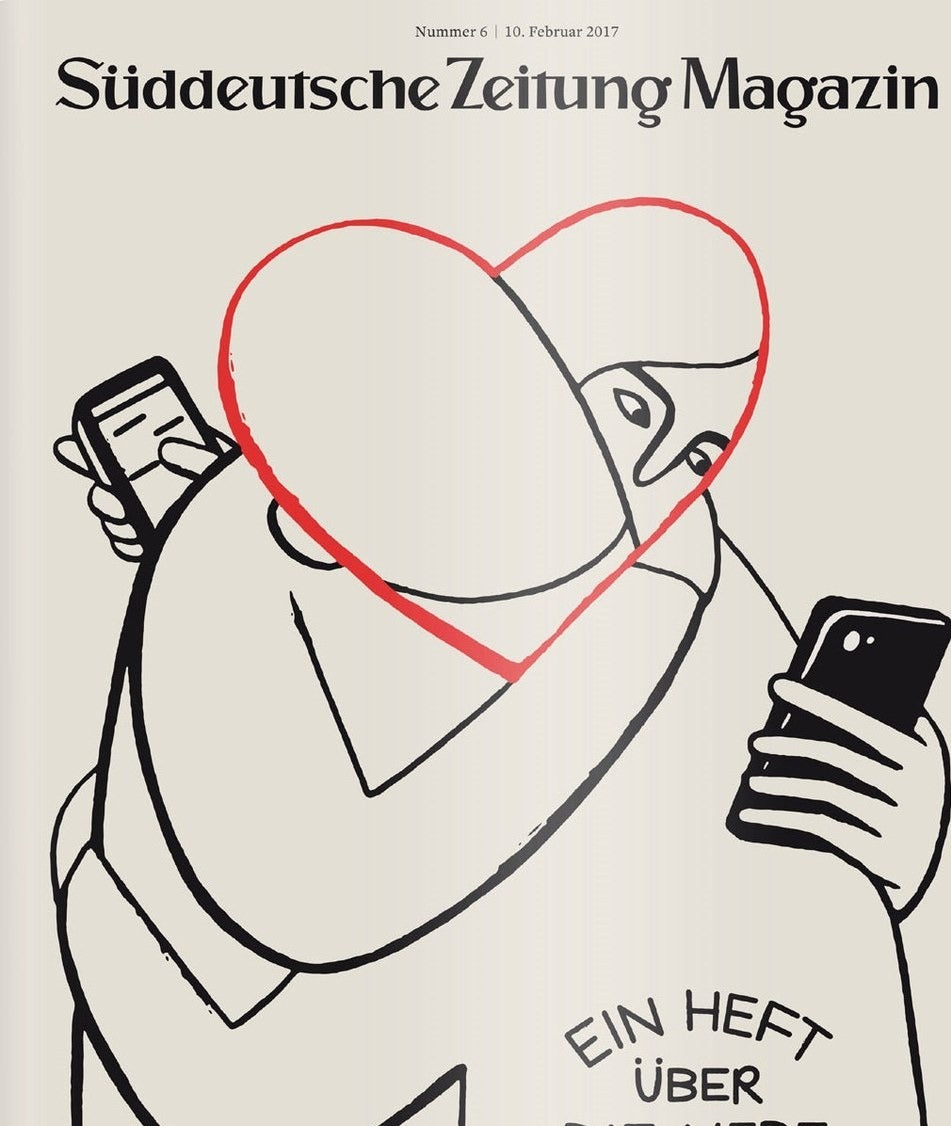 Süddeutsche Zeitung Magazin Deutschland 2017-06 Moderne Liebe Smartphone-Sucht Digitale Ablenkung