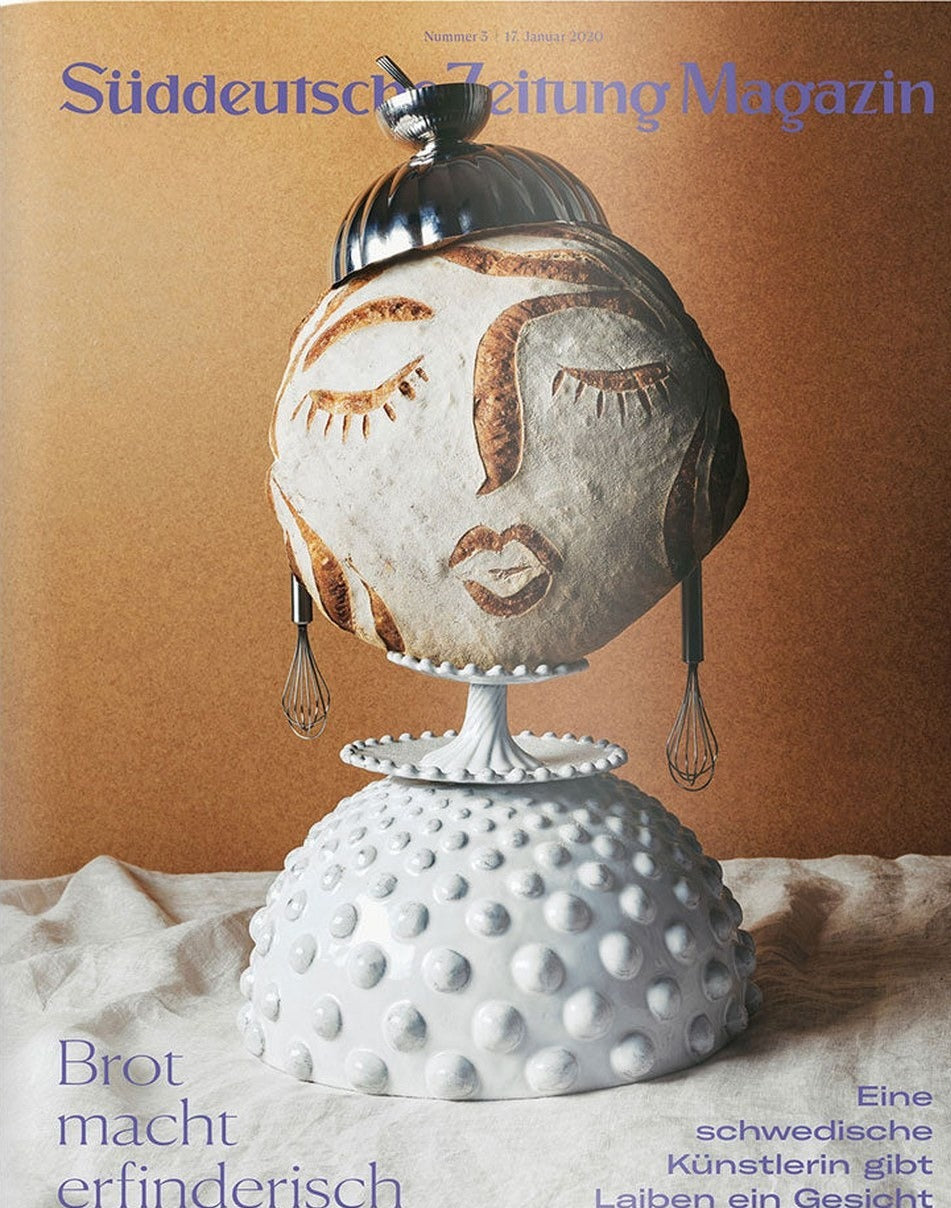 Süddeutsche Zeitung Magazin Deutschland 2020-03 Brotkunst Schwedischer Künstler Brotskulptur