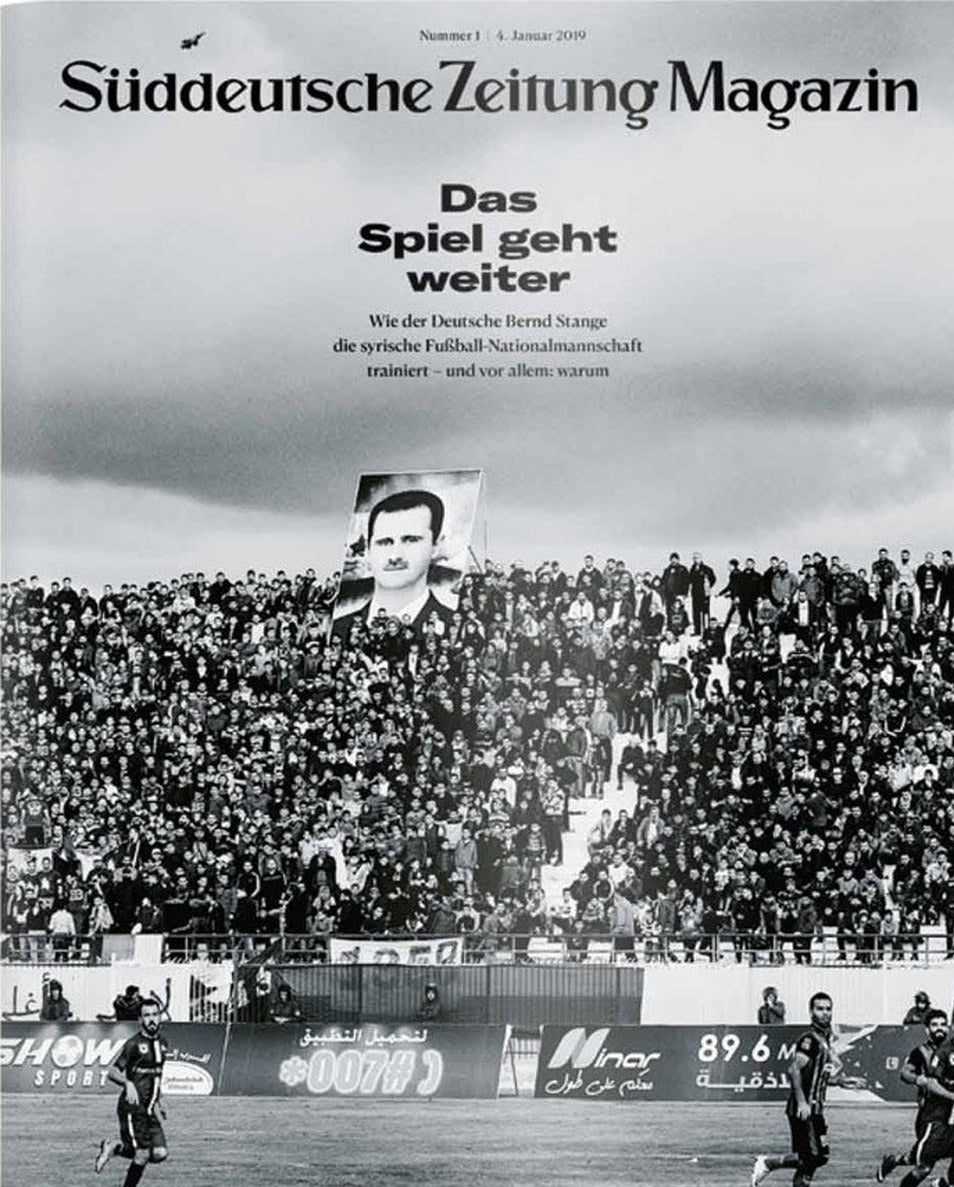 Süddeutsche Zeitung Magazin Deutschland 2019-01 Bashar Al-Assad Bernd Stange