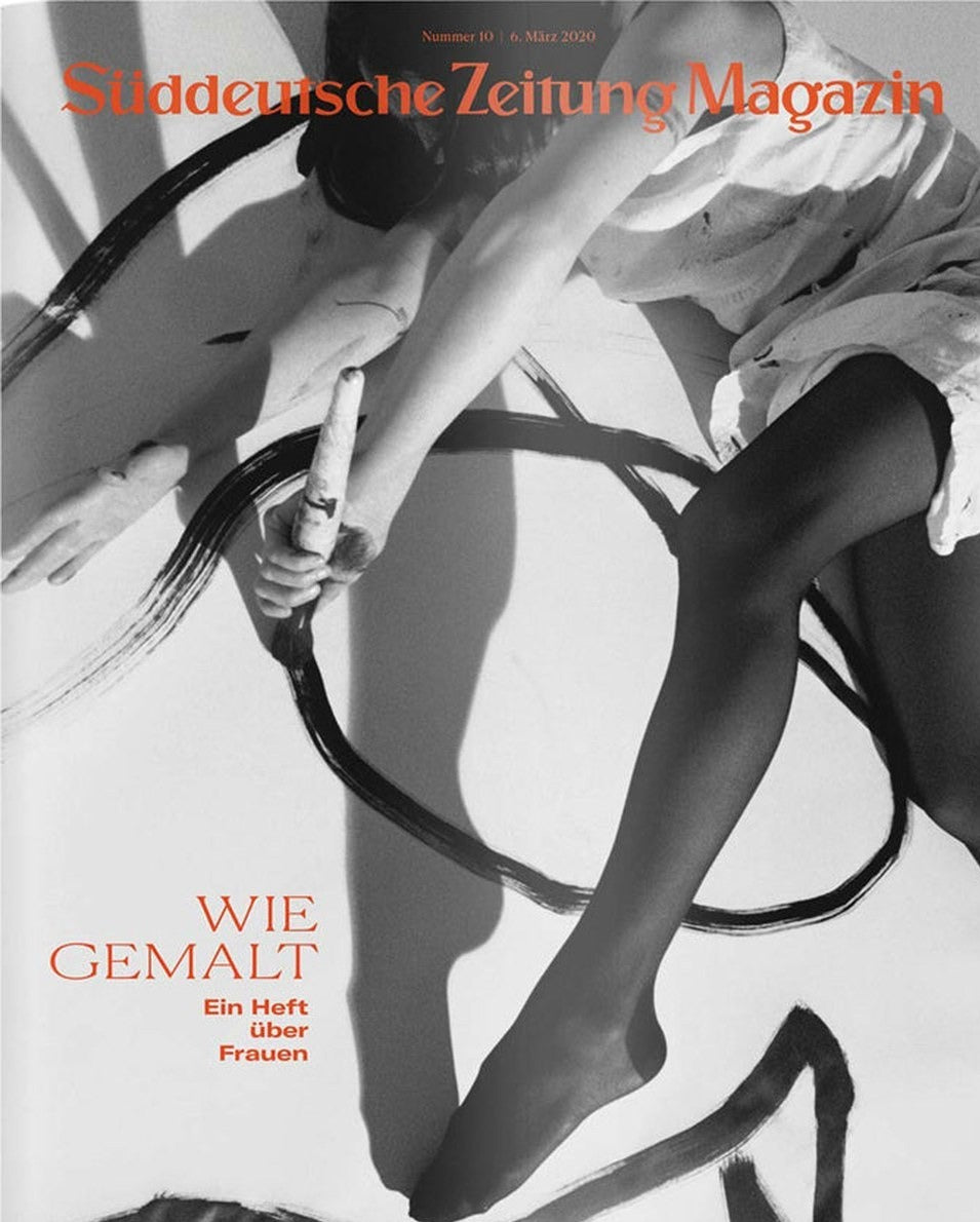 Süddeutsche Zeitung Magazin Deutschland 2020-10 Frauen In Der Kunst Kalligrafie Körper Und Bewegung