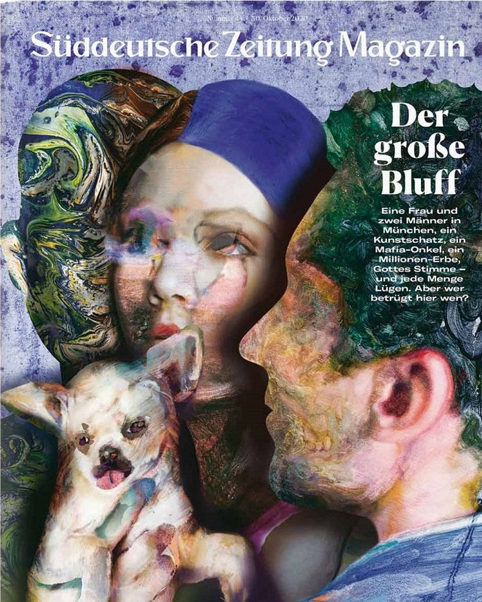 Süddeutsche Zeitung Magazin Deutschland 2020-44 Kunstillustration Betrug Hochstapler