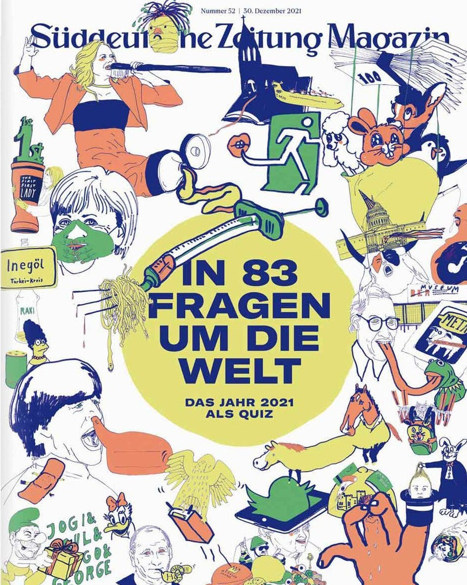Süddeutsche Zeitung Magazin Deutschland 2021-52 Angela Merkel Kermit The Frog Pope Francis Lady Gaga