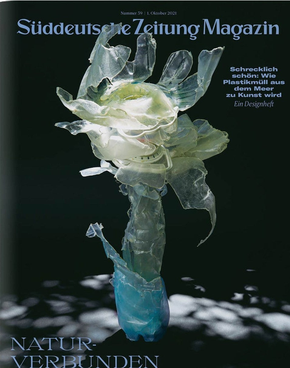 Süddeutsche Zeitung Magazin Deutschland 2021-39 Plastikmüll-Kunst Meeresverschmutzung Umweltkunst