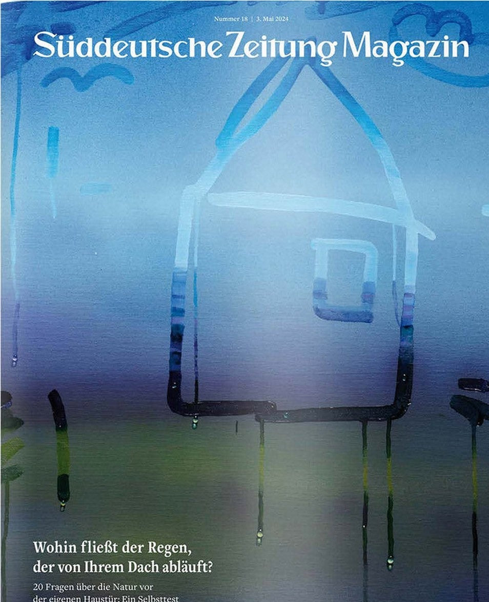 Süddeutsche Zeitung Magazin Deutschland 2024-18 Regenwasserableitung Umweltbewusstsein Ökologie