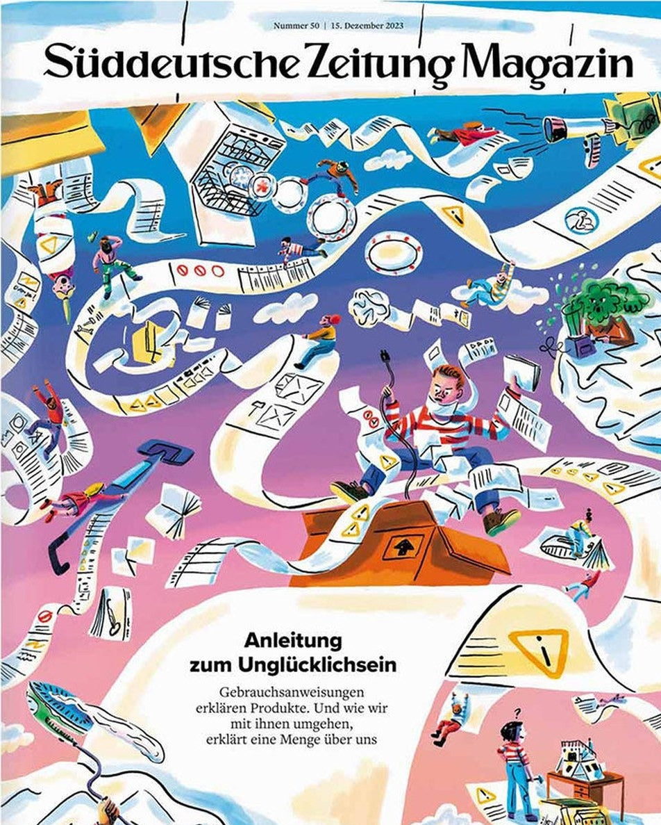 Süddeutsche Zeitung Magazin Deutschland 2023-50 Bedienungsanleitungen Produktnutzung Konsumkultur
