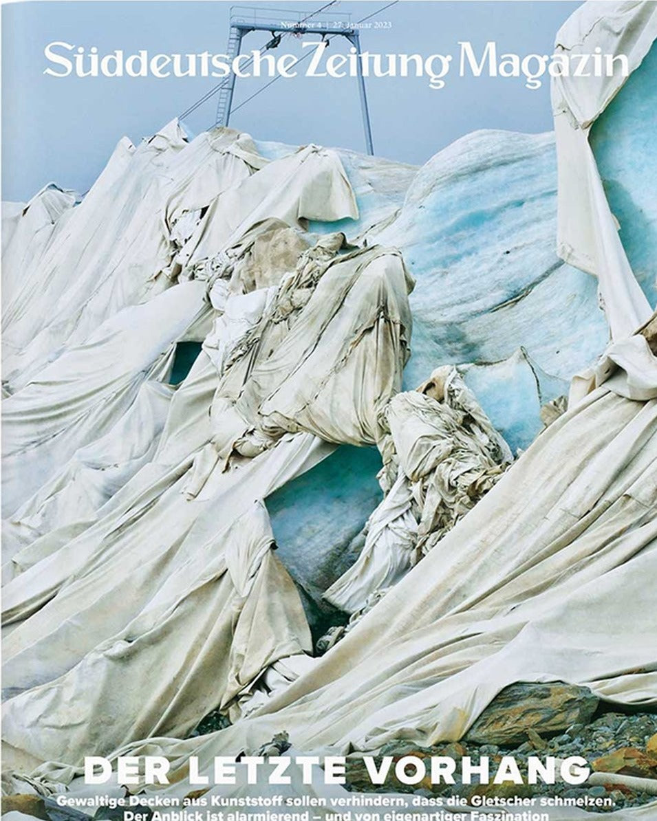 Süddeutsche Zeitung Magazin Deutschland 2023-04 Gletscherschutz Klimawandel Schutzdecken