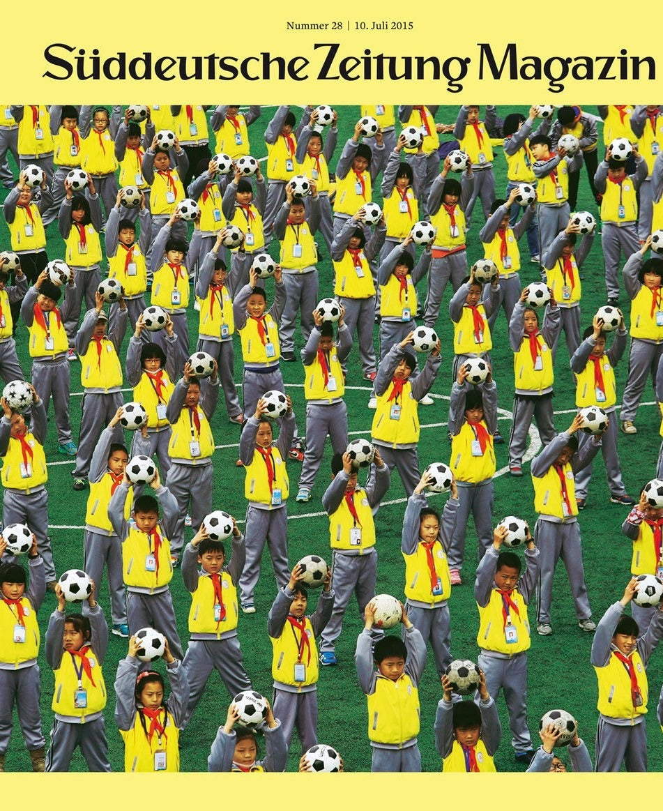 Süddeutsche Zeitung Magazin Deutschland 2015-28 Chinesischer Fußball Jugendtraining WM-Ambitionen