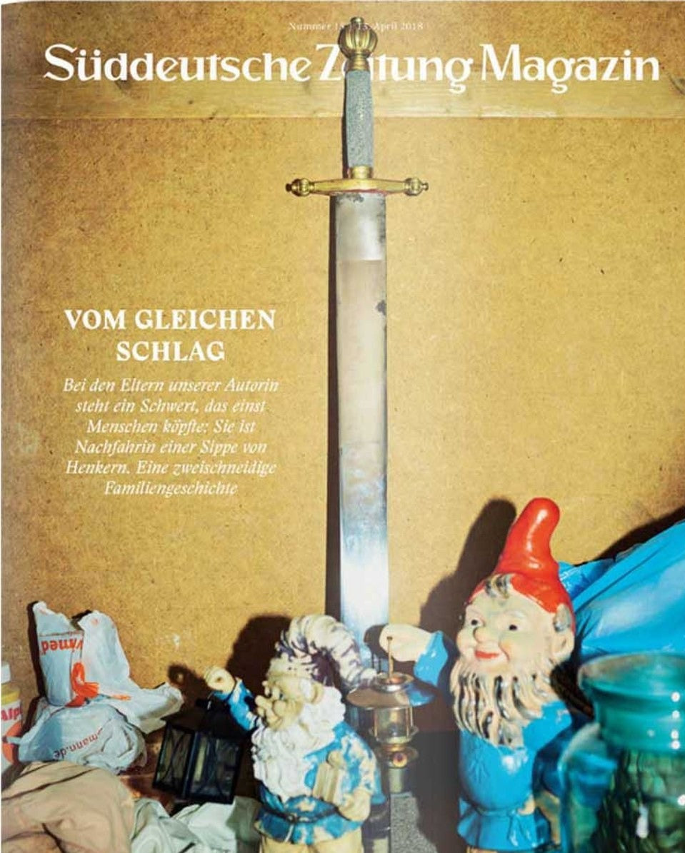 Süddeutsche Zeitung Magazin Deutschland 2018-15 Familienhistorie Henker-Erbe Historische Schwerter