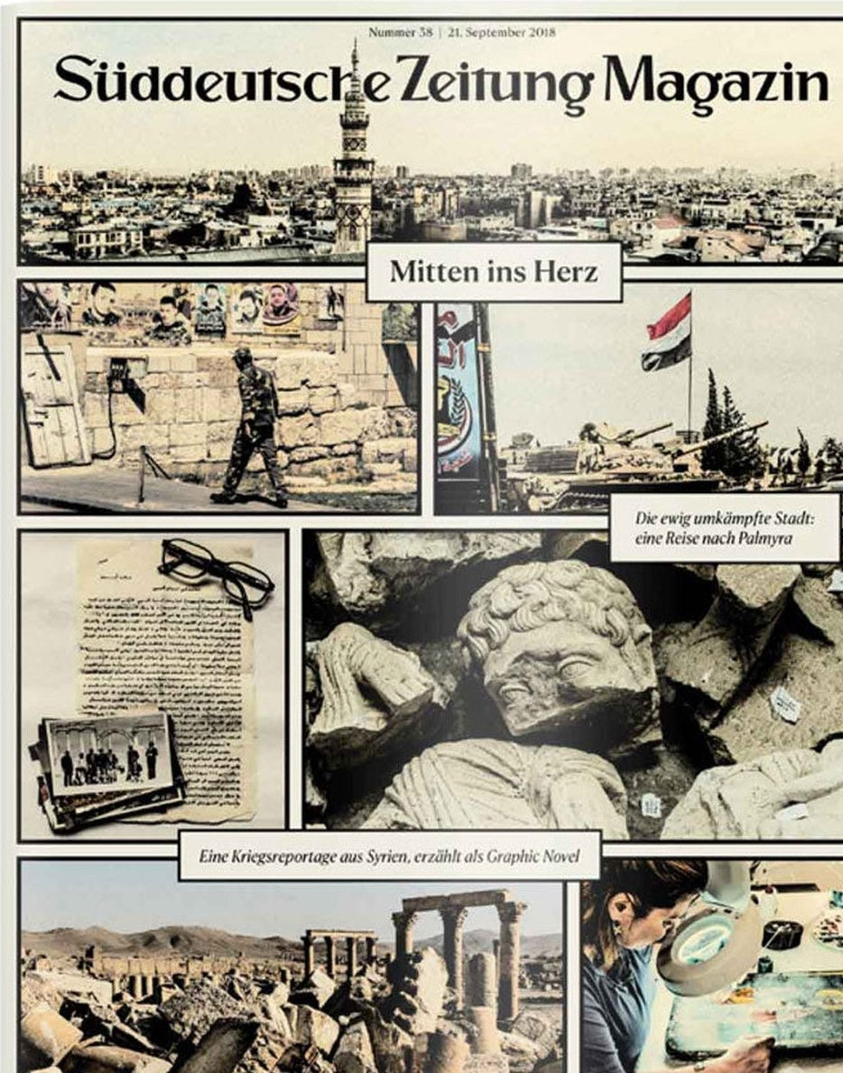 Süddeutsche Zeitung Magazin Deutschland 2018-38 Syrischer Bürgerkrieg Palmyra Kriegsreportage