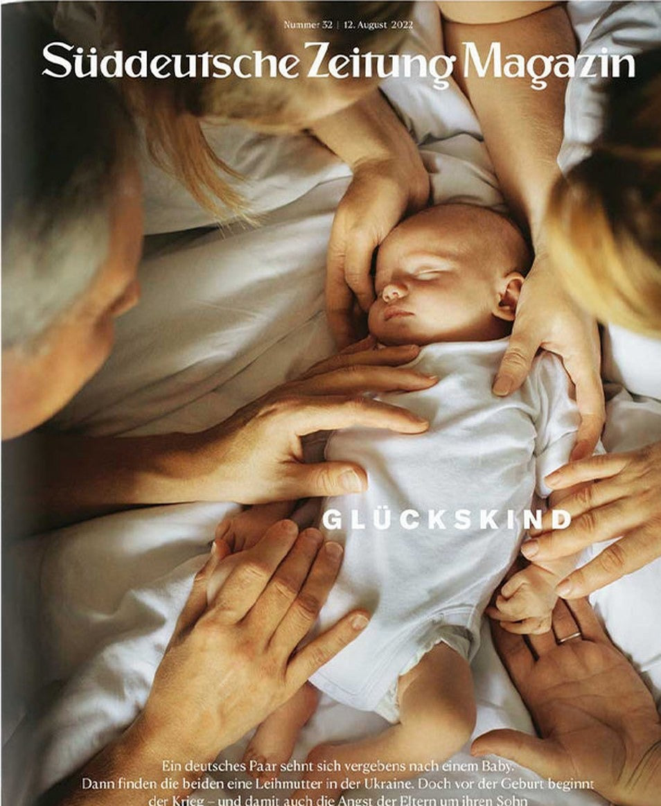 Süddeutsche Zeitung Magazin Deutschland 2022-32 Leihmutterschaft Ukraine Krieg Und Elternschaft