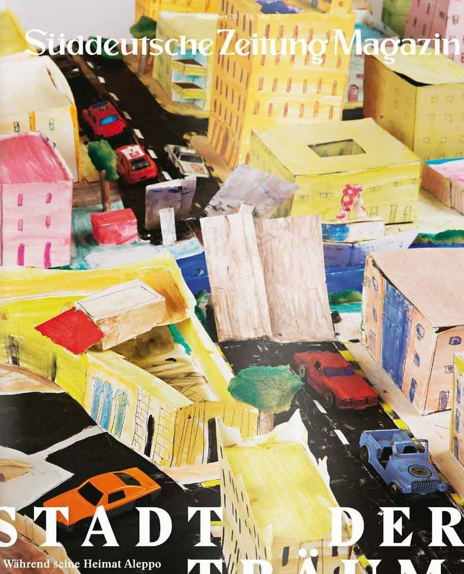Süddeutsche Zeitung Magazin Deutschland 2017-20 Syrienkrieg Aleppo-Wiederaufbau Kinderkunst