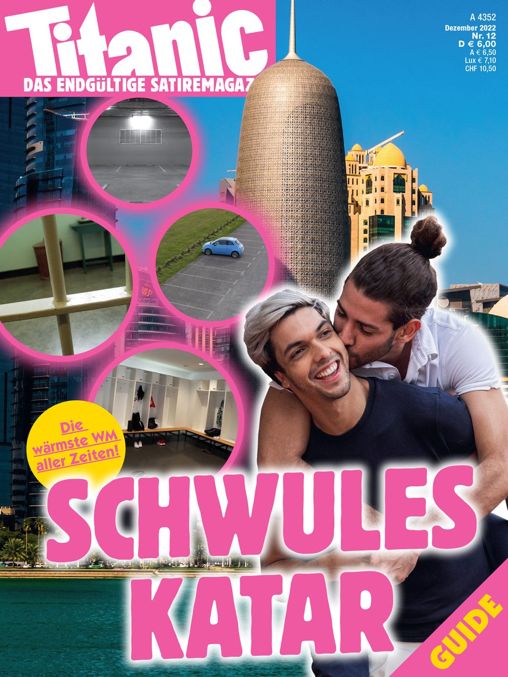 Titanic Magazin Deutschland 2022-12 Katar FIFA WM 2022 Homosexualität