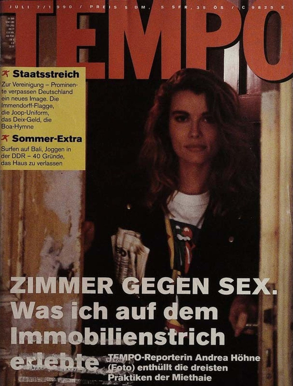 Tempo Magazin Deutschland 1990-07 Andrea Höhne