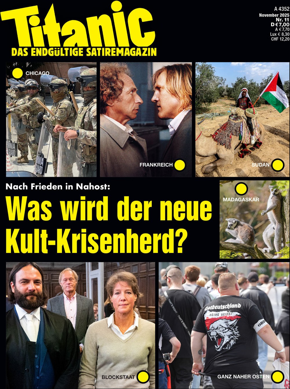 Titanic Magazin Deutschland 2025-11 Nahostkonflikt Frieden Krisenherd