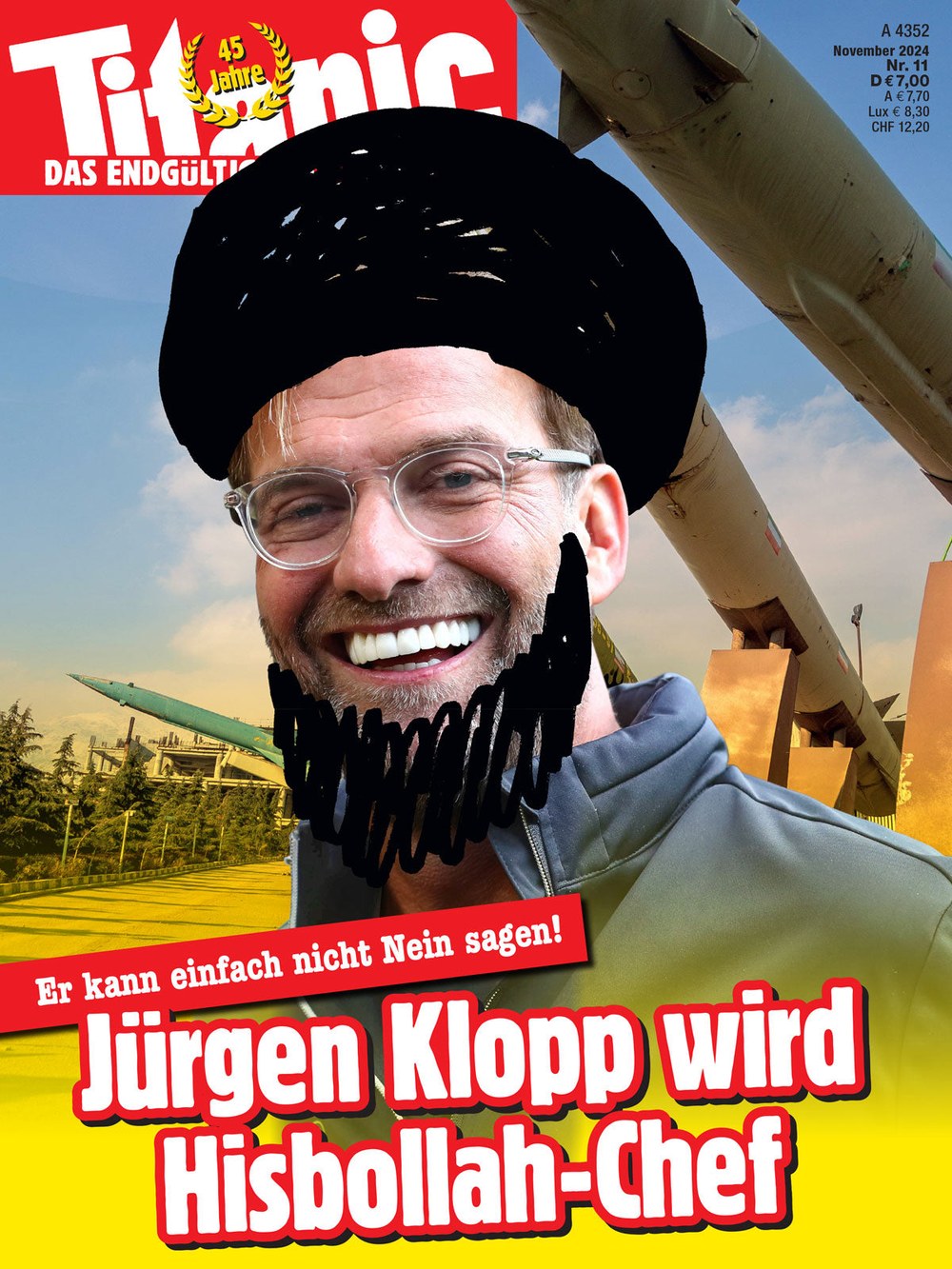 Titanic Magazin Deutschland 2024-11 Jürgen Klopp