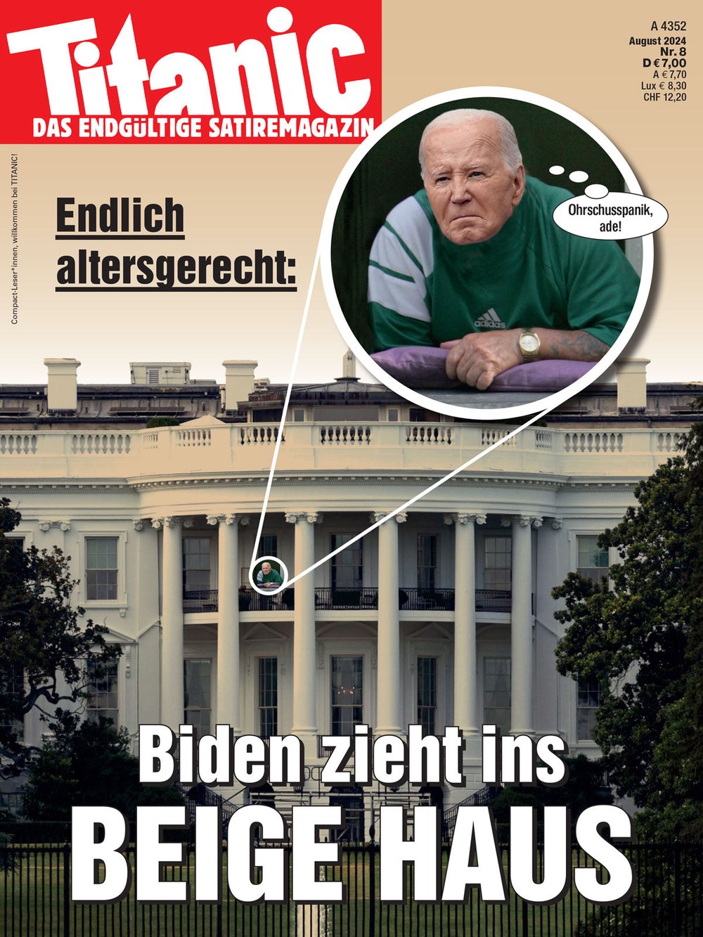 Titanic Magazin Deutschland 2024-08 Joe Biden