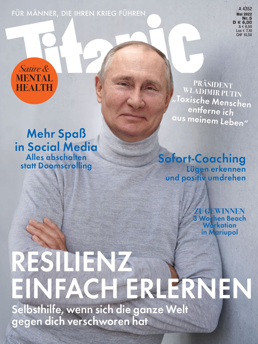 Titanic Magazin Deutschland 2022-05 Vladimir Putin