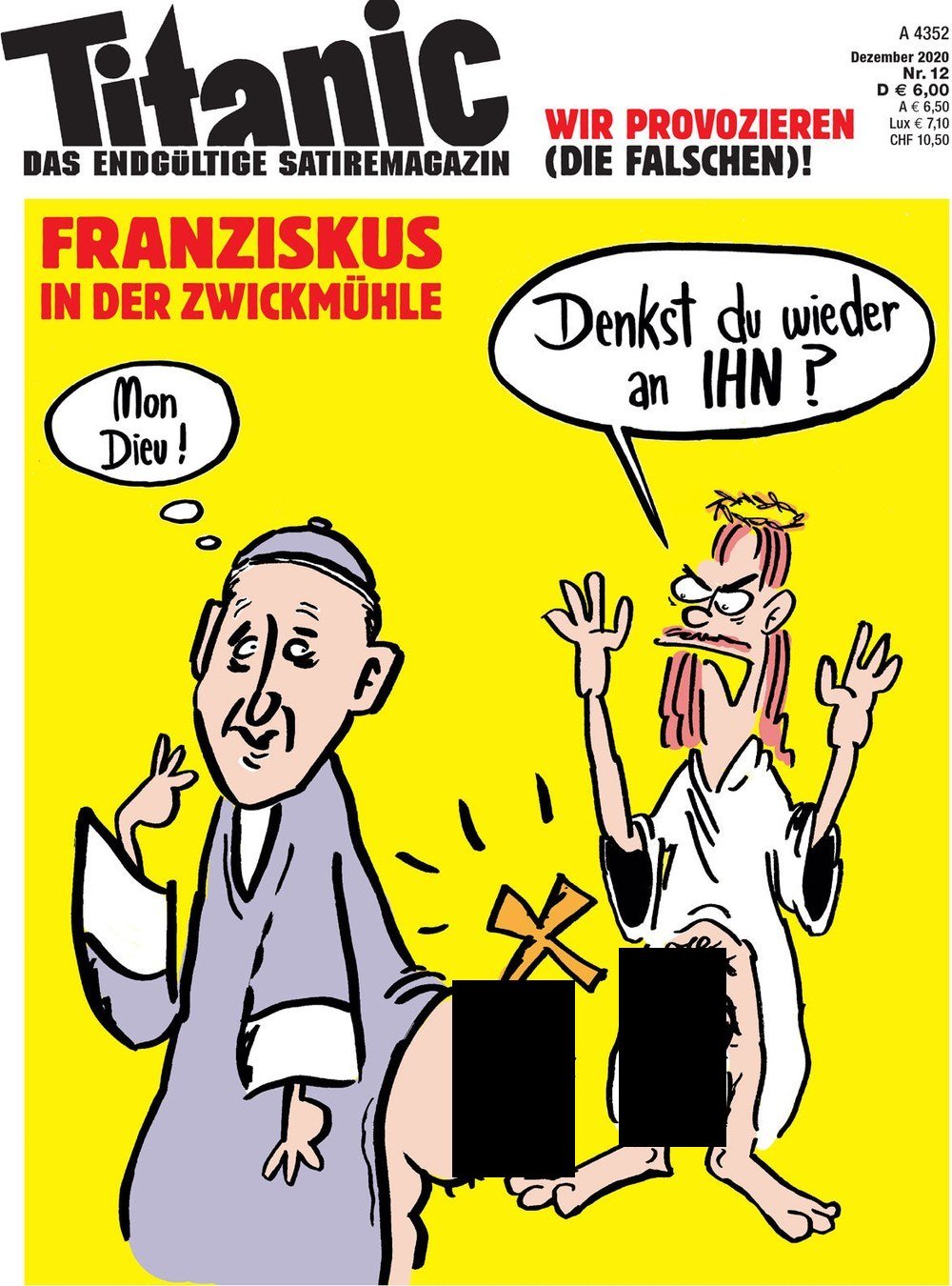 Titanic Magazin Deutschland 2020-12 Pope Francis Jesus Christ