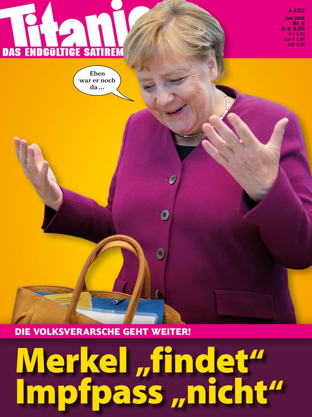 Titanic Magazin Deutschland 2020-06 Angela Merkel