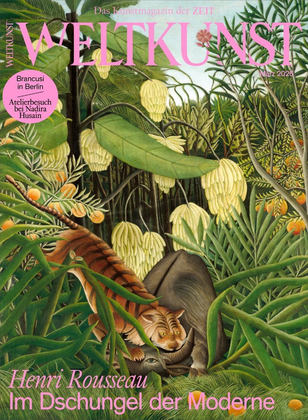 Weltkunst Magazin Deutschland 2026-252 Henri Rousseau Nadira Husain Constantin Brancusi