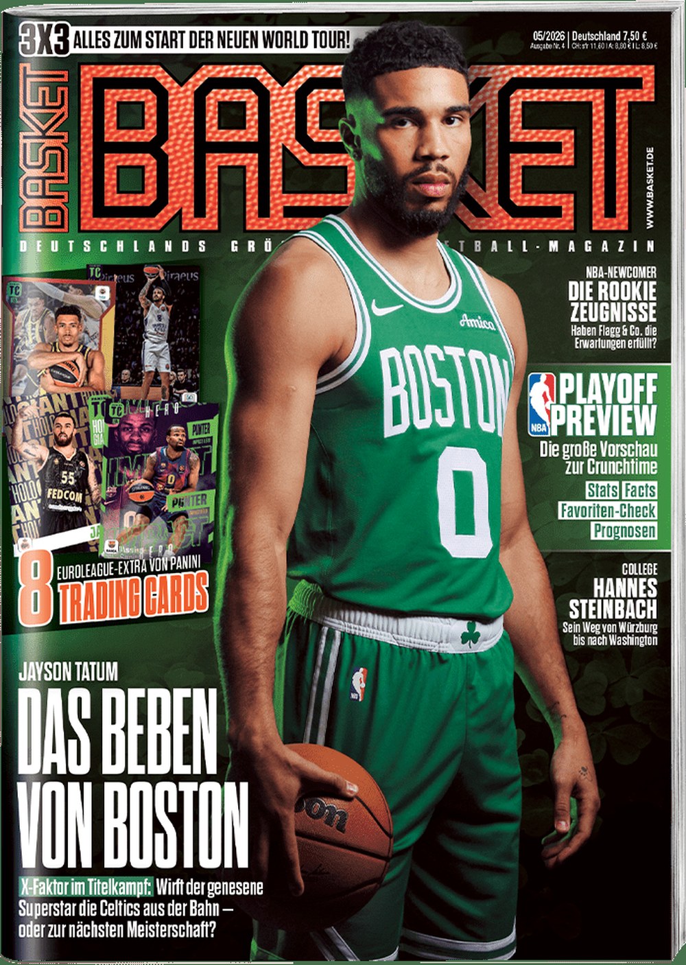 Basket Magazin Deutschland 2026-05 Jayson Tatum Hannes Steinbach