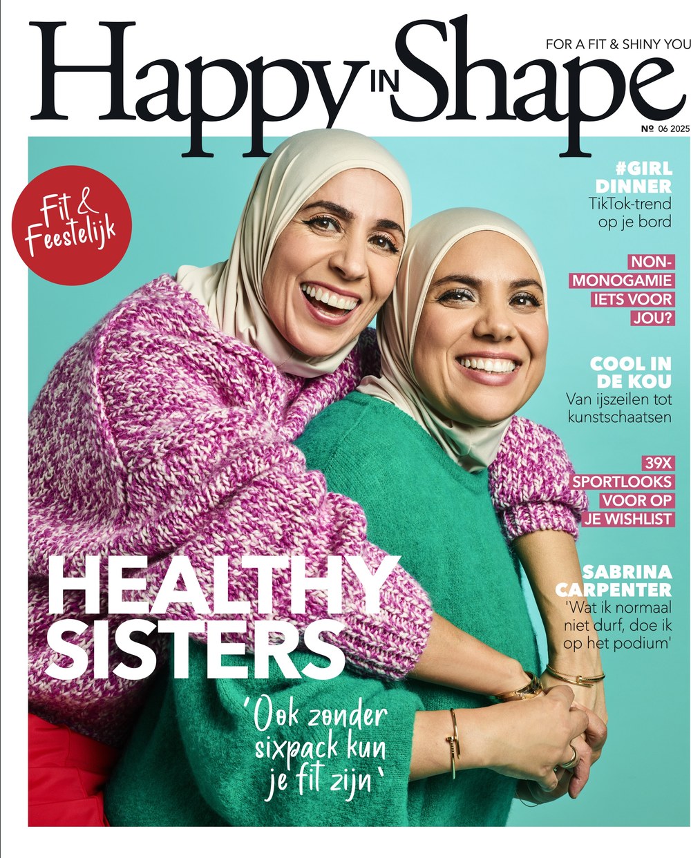 Happy In Shape Magazin Niederlande 2025-06 Healthy Sisters Sabrina Carpenter