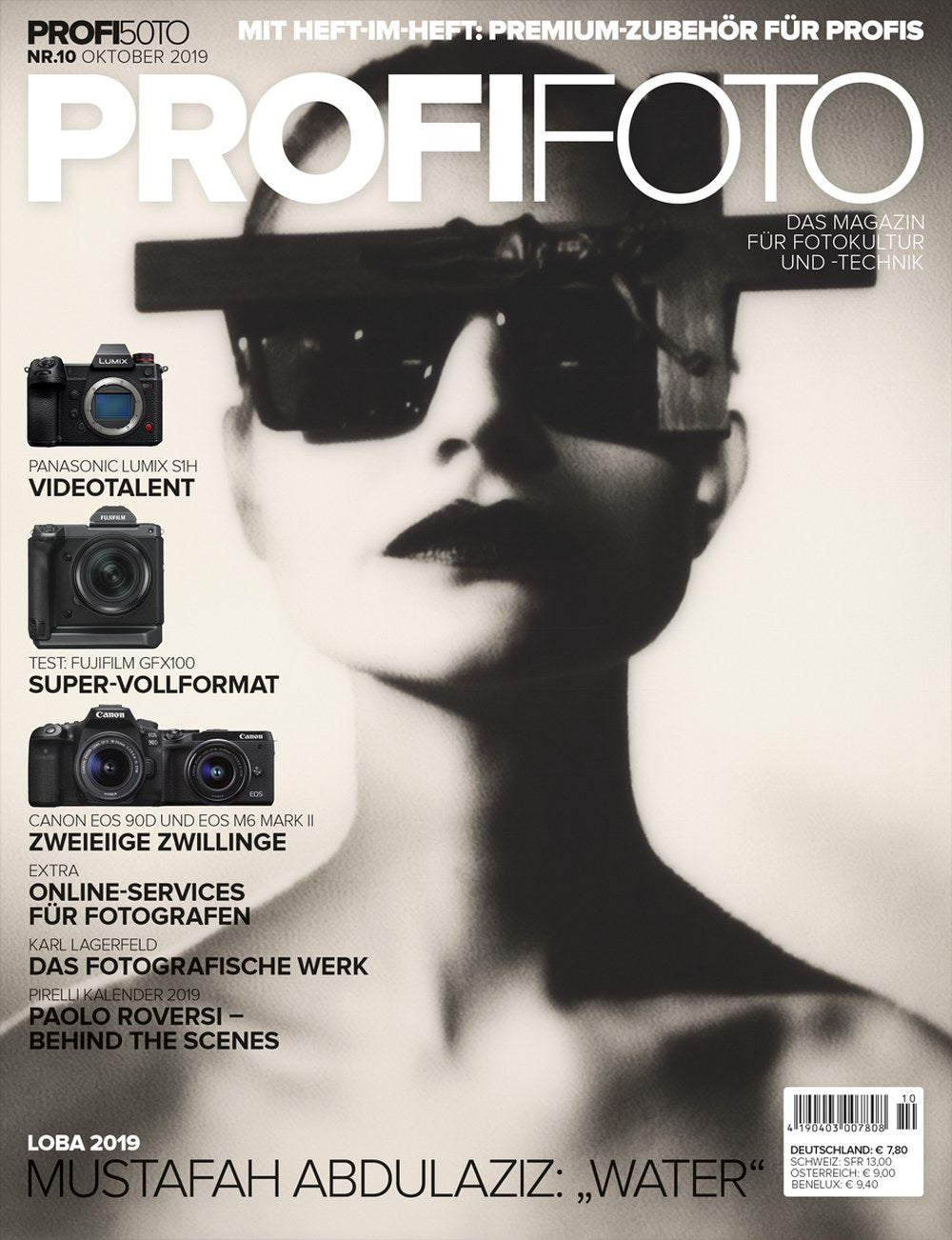 ProfiFoto Magazin Deutschland 2019-10 Mustafah Abdulaziz Karl Lagerfeld Paolo Roversi