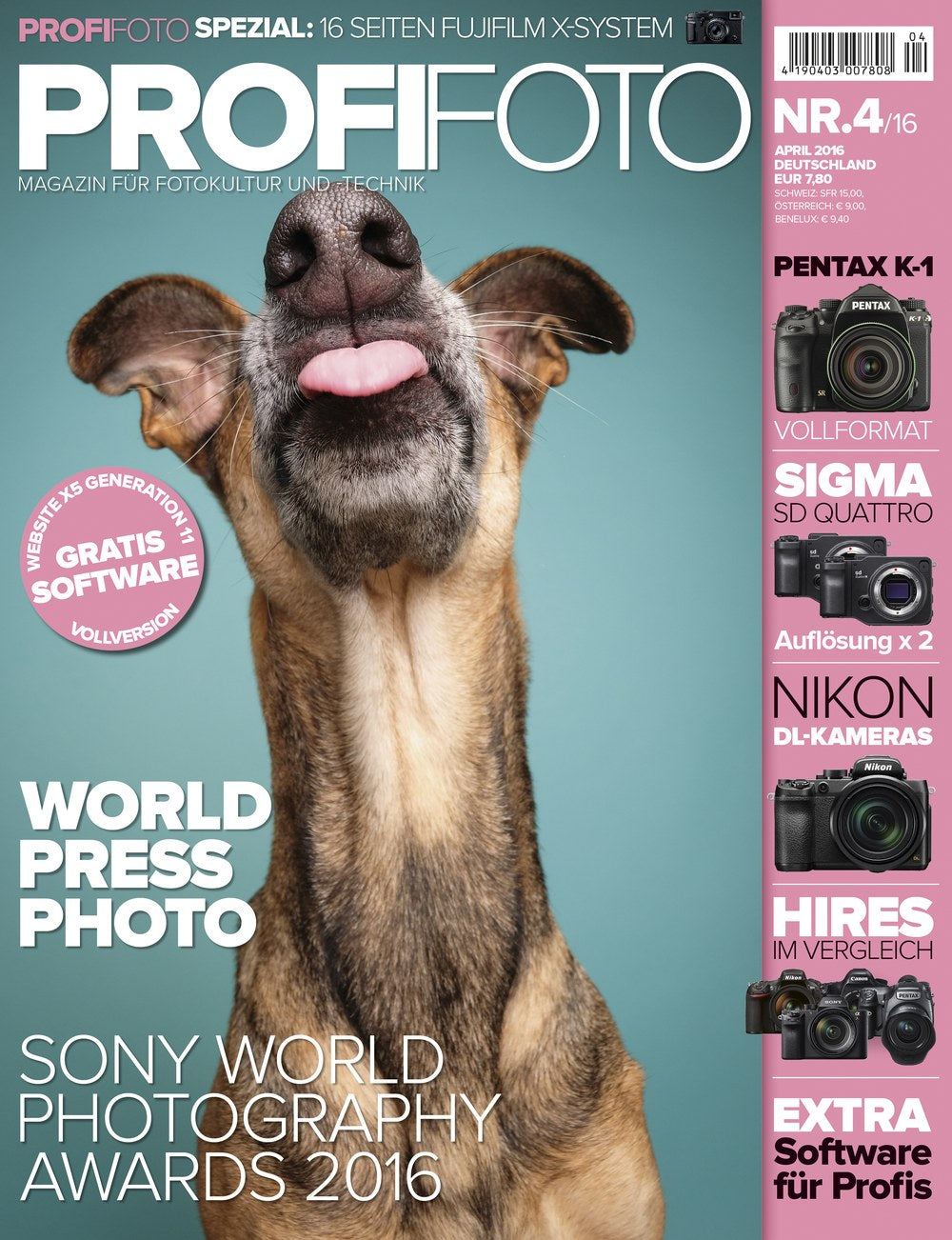 ProfiFoto Magazin Deutschland 2016-04 Fotografie Kameratechnik Tierfotografie