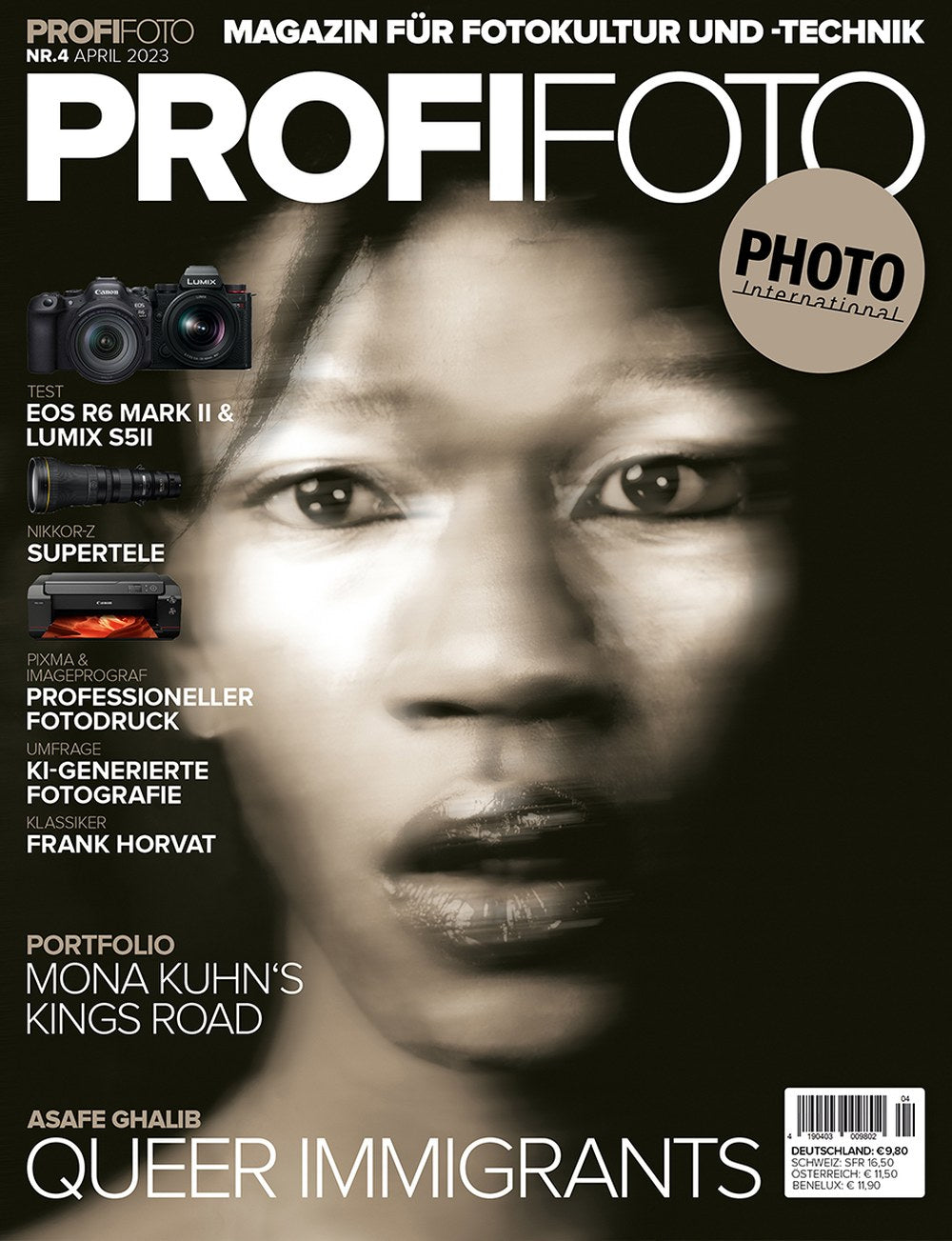 ProfiFoto Magazin Deutschland 2023-04 Asafe Ghalib Mona Kuhn Frank Horvat