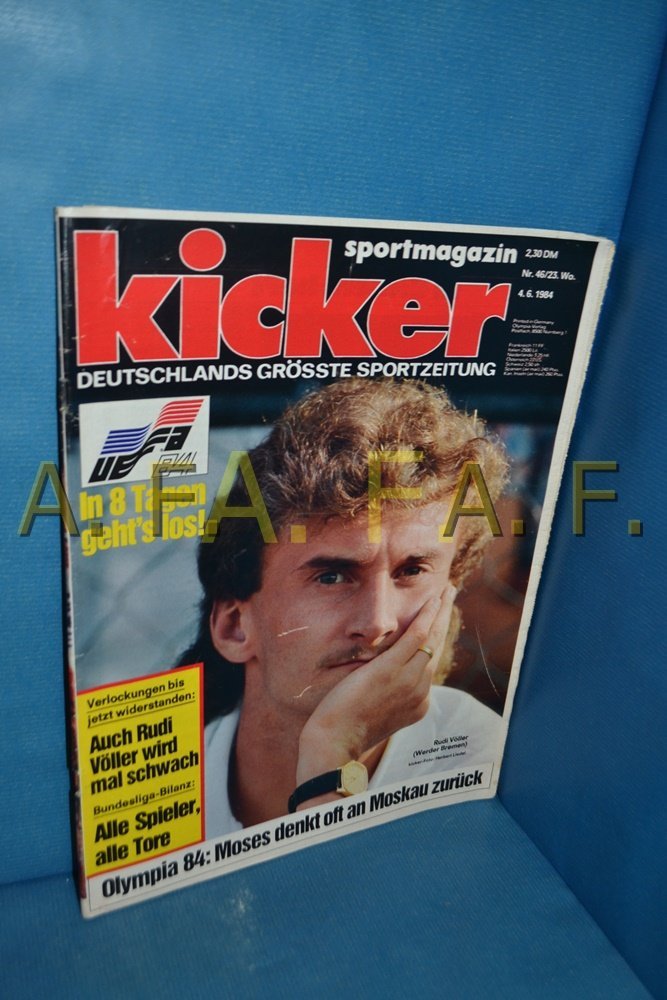 Kicker Magazin Deutschland 1984-46 Rudi Völler
