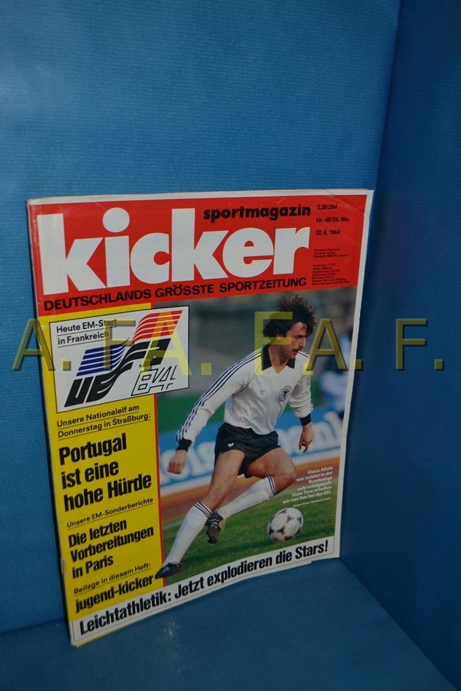 Kicker Magazine Germany 1984-48 Klaus Allofs Original Print Issue