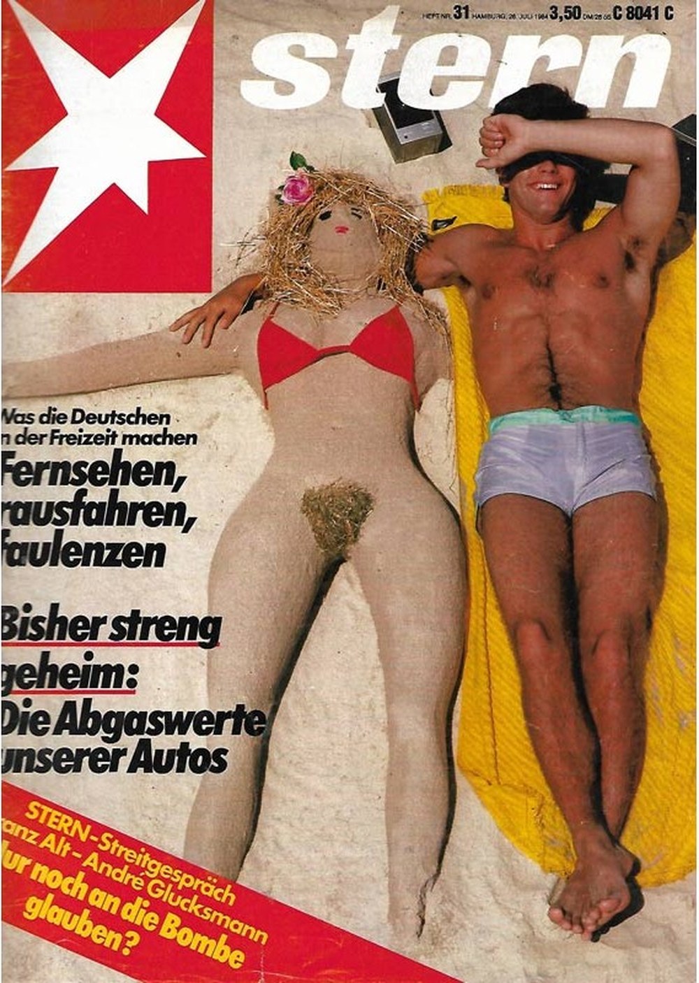 Stern Magazin Deutschland 1984-31 Franz Alt André Glucksmann