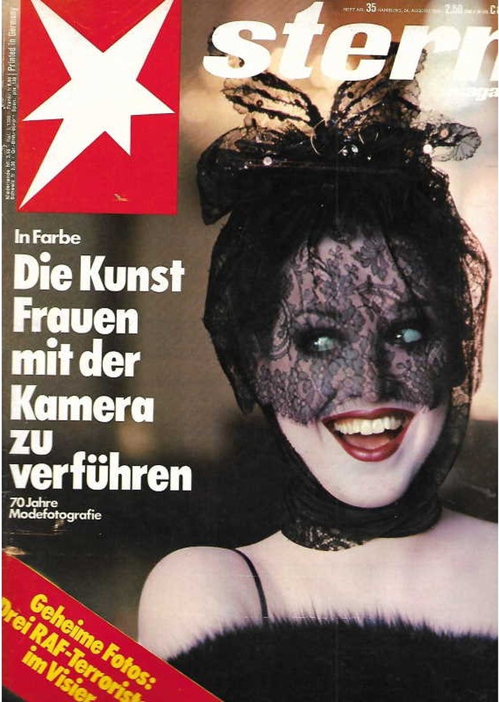Stern Magazin Deutschland 1978-35 Modefotografie 70 Jahre Modefotografie RAF-Terrorismus