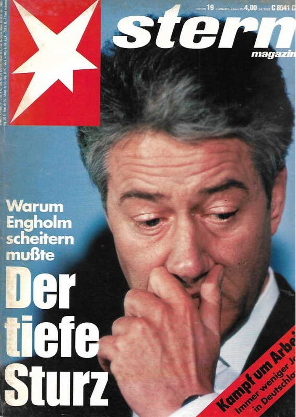 Stern Magazin Deutschland 1993-19 Björn Engholm
