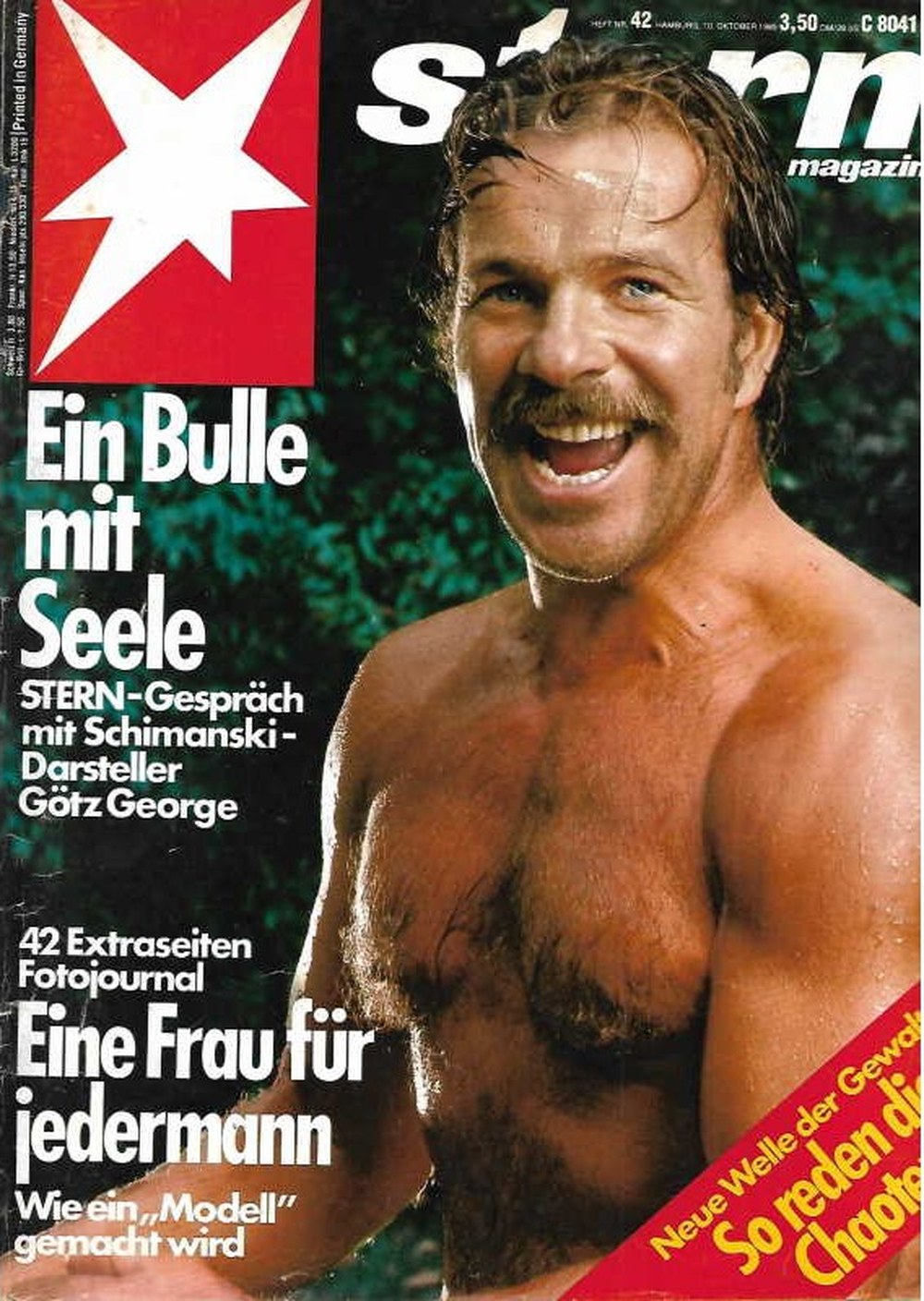 Stern Magazin Deutschland 1983-42 Götz George