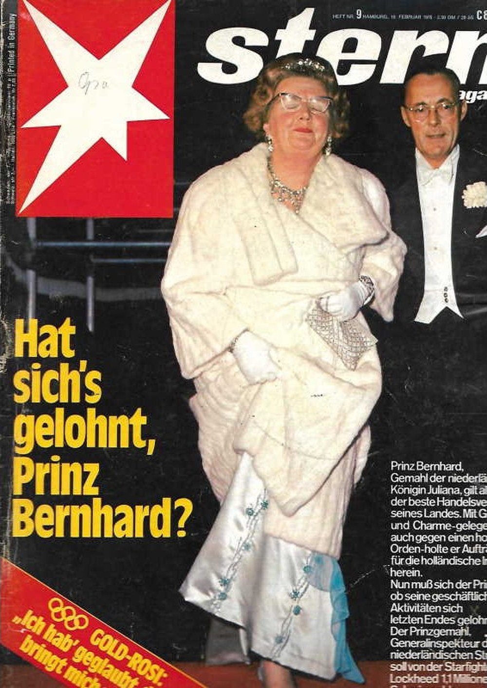 Stern Magazin Deutschland 1976-09 Juliana Of The Netherlands Bernhard Of Lippe-Biesterfeld