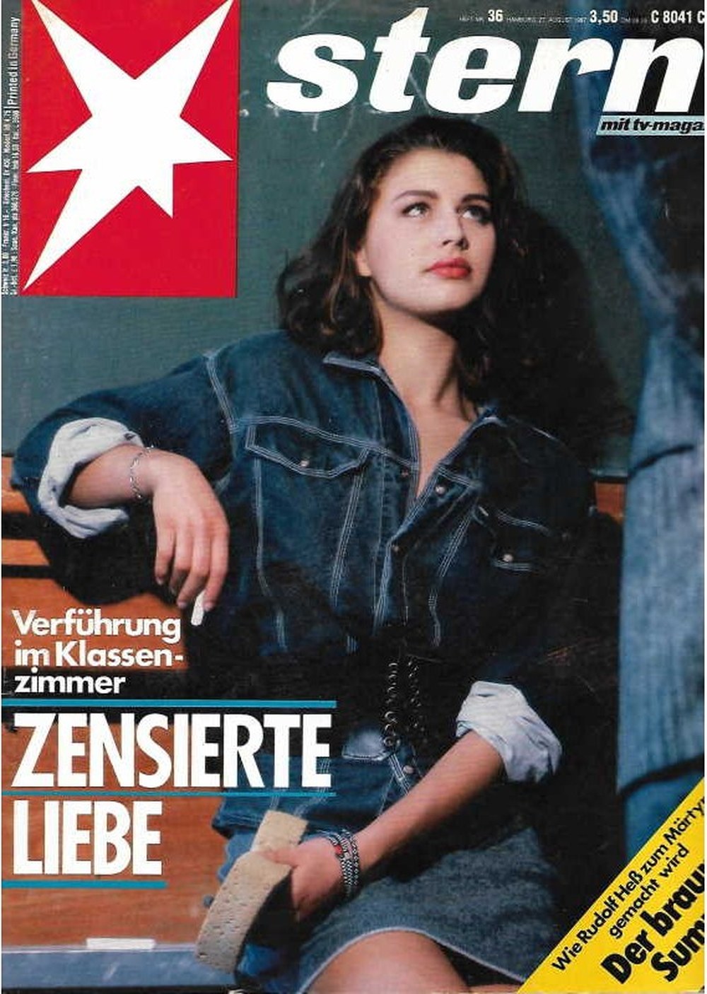 Stern Magazin Deutschland 1987-36 Rudolf Heß