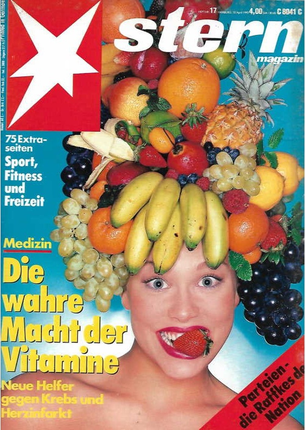 Stern Magazin Deutschland 1992-17 Vitamine Medizin Krebsvorsorge