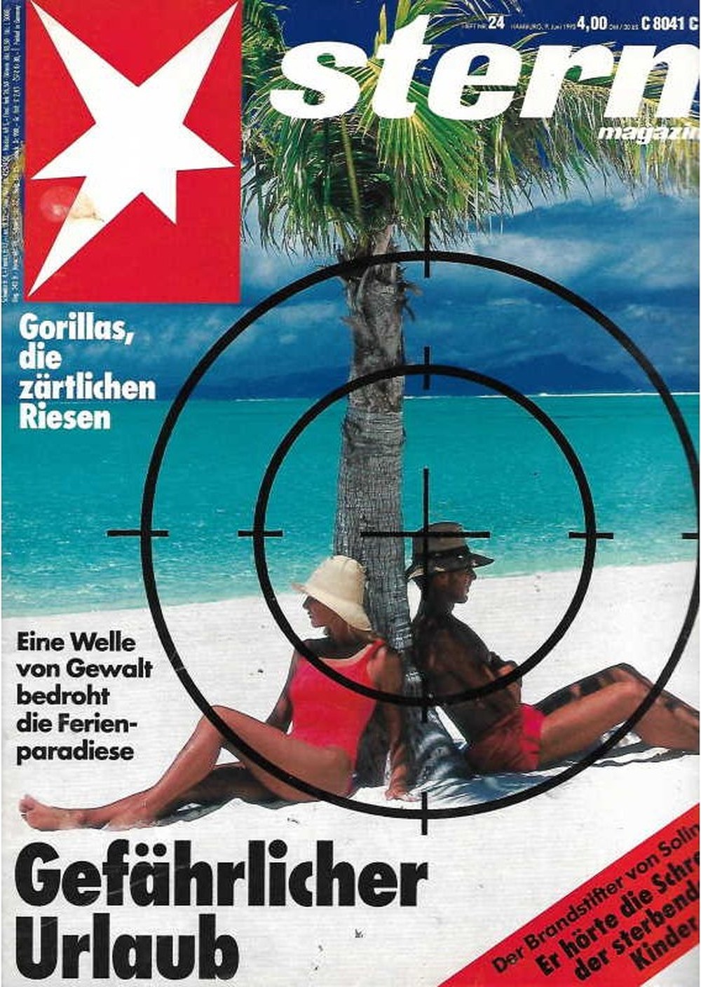 Stern Magazin Deutschland 1993-24 Gefährlicher Urlaub Gewalt Gegen Touristen Ferienparadies