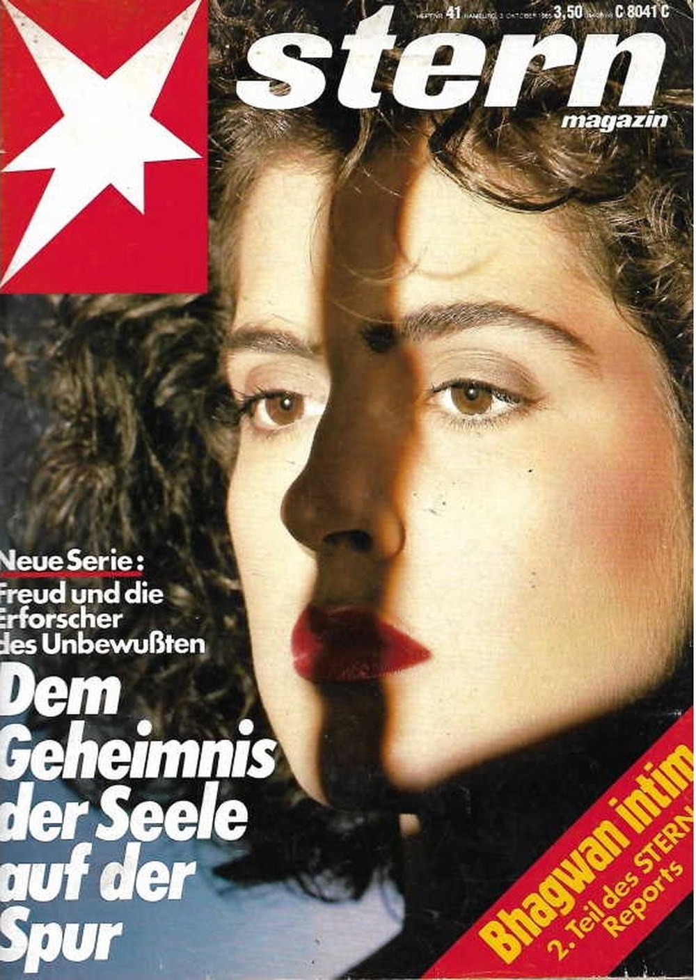 Stern Magazin Deutschland 1985-41 Bhagwan Shree Rajneesh Sigmund Freud