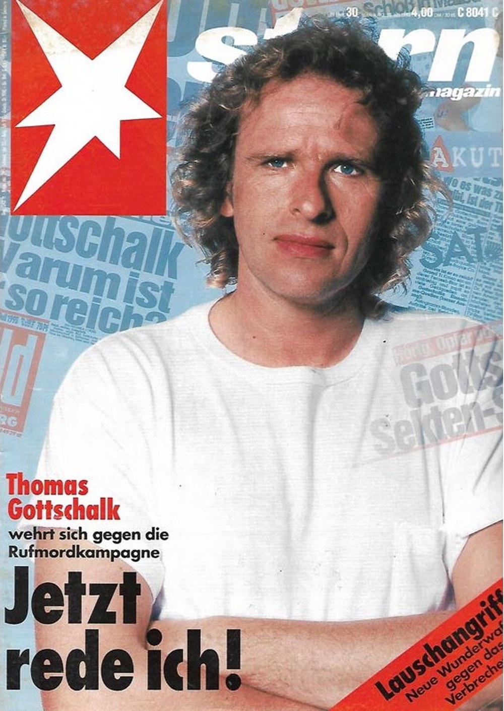 Stern Magazin Deutschland 1993-30 Thomas Gottschalk