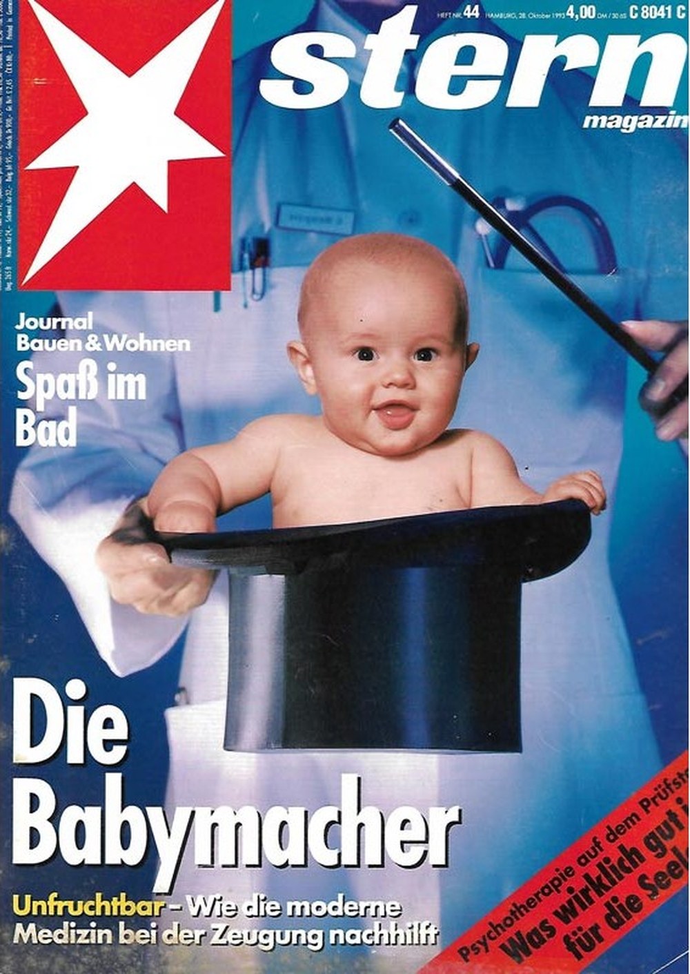 Stern Magazin Deutschland 1993-44 Reproduktionsmedizin Unfruchtbarkeit Künstliche Befruchtung