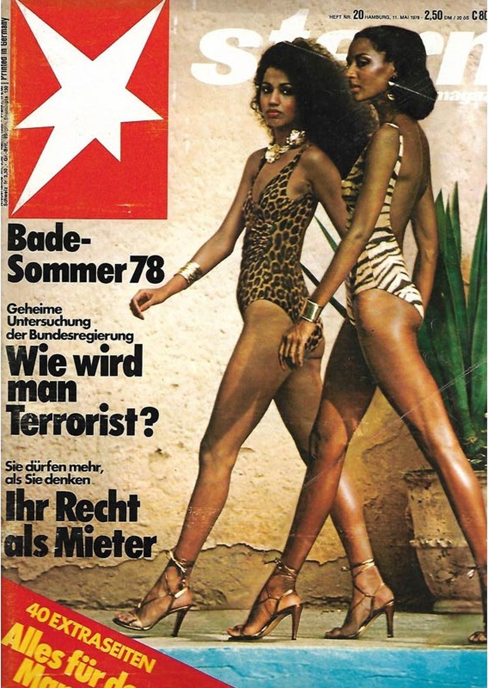 Stern Magazin Deutschland 1978-20 Bademode Sommer 1978 Terrorismus