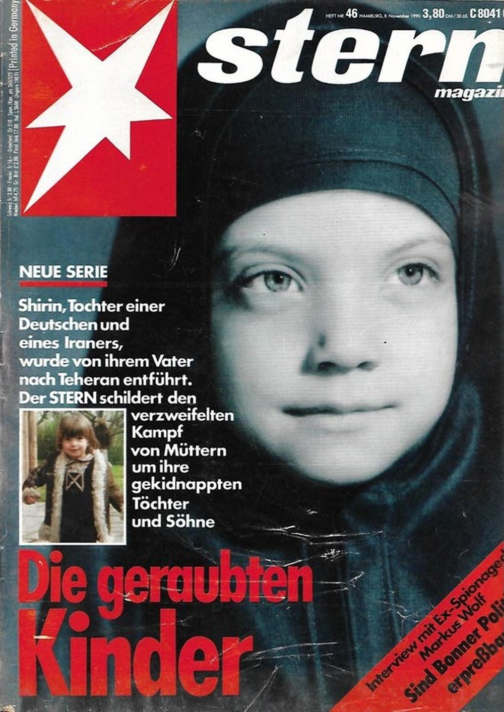 Stern Magazin Deutschland 1990-46 Shirin Markus Wolf