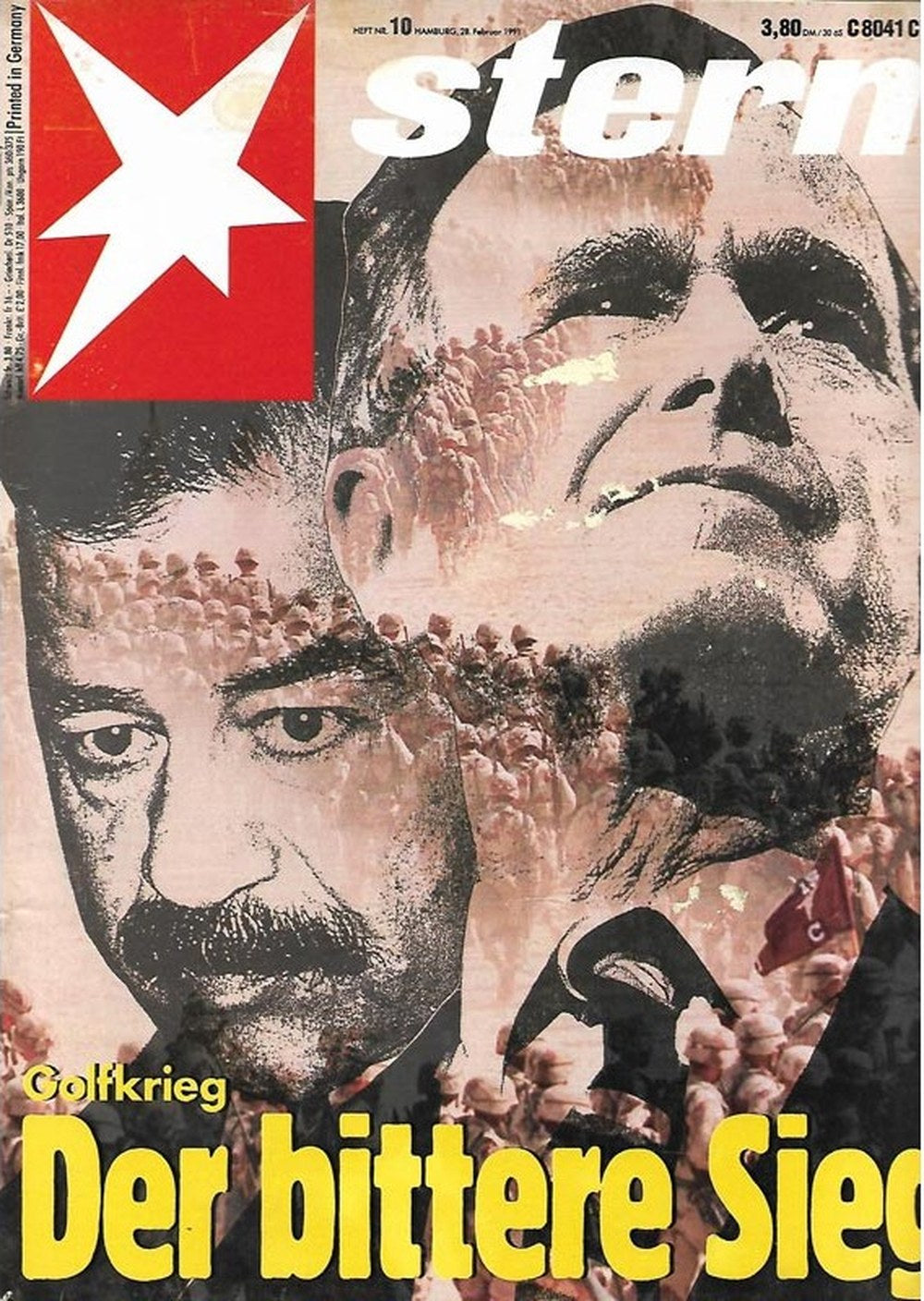 Stern Magazin Deutschland 1991-10 Saddam Hussein George H. W. Bush