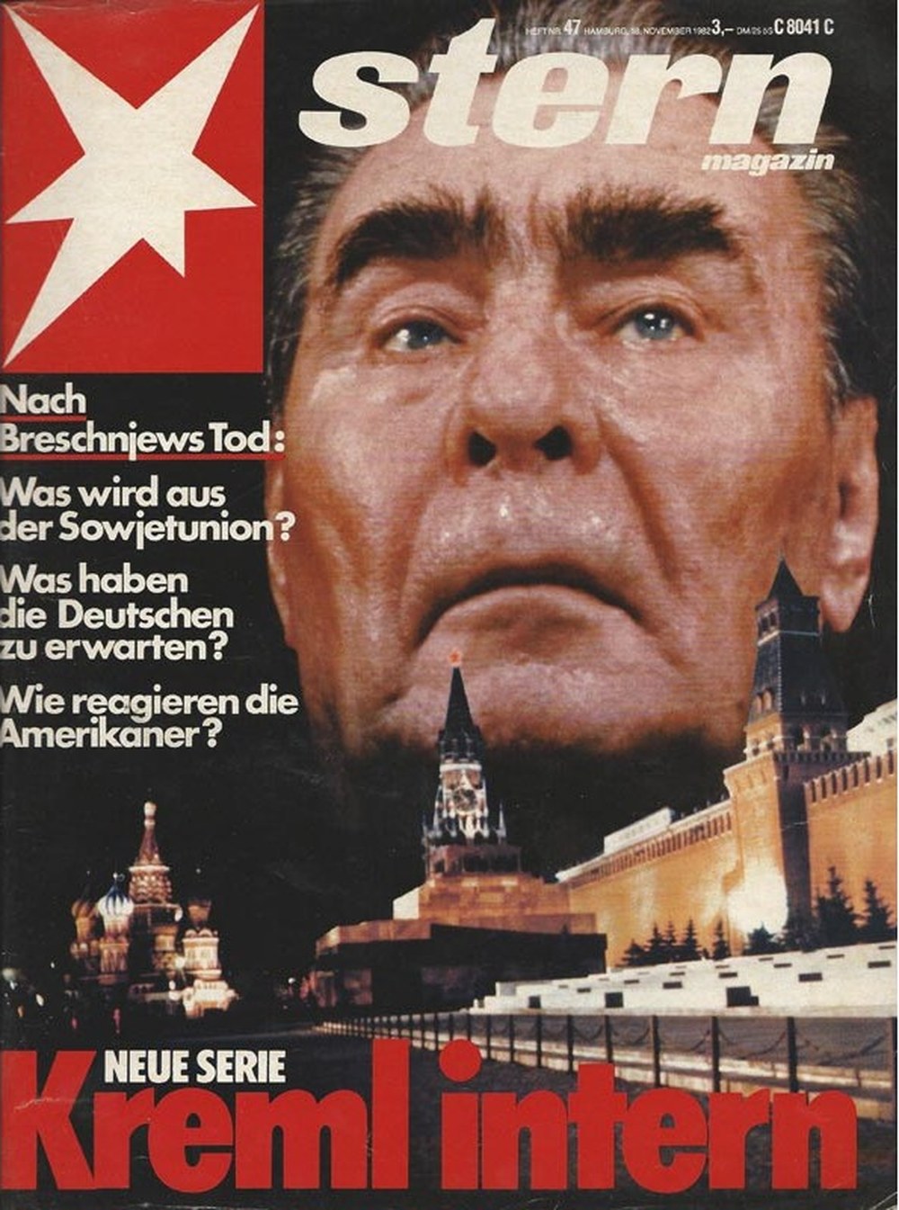 Stern Magazin Deutschland 1982-47 Leonid Brezhnev