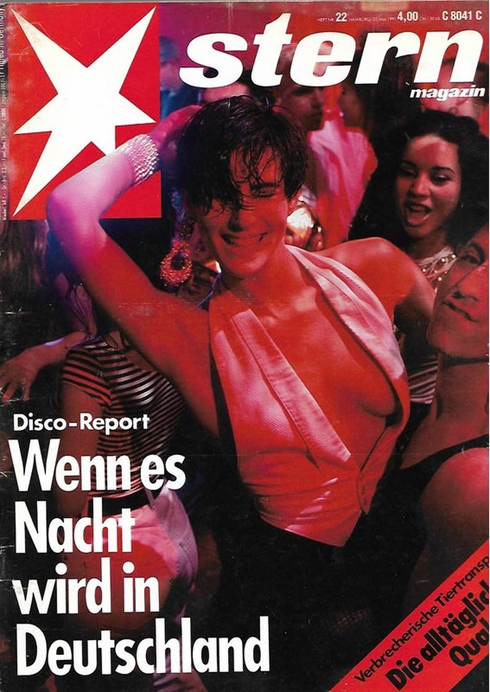 Stern Magazin Deutschland 1991-22 Deutsches Nachtleben Diskokultur Tiertransport-Quälerei